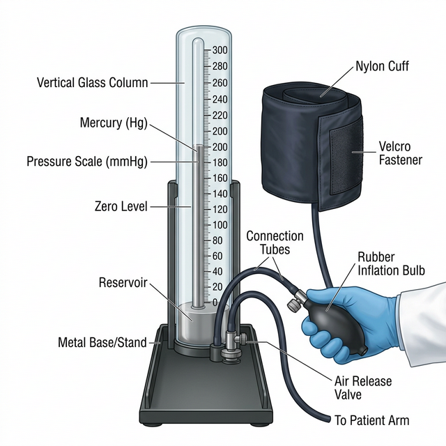 Mercury Sphygmomanometer